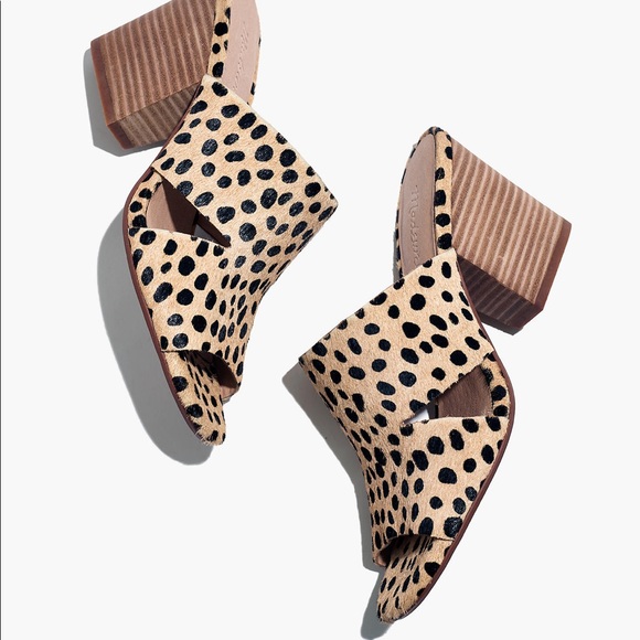 madewell erica peep toe mule